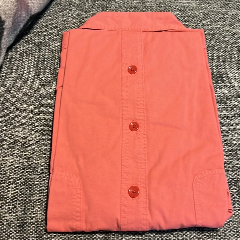 NWT J Crew Short-sleeve garment-dyed vintage twill worksheet